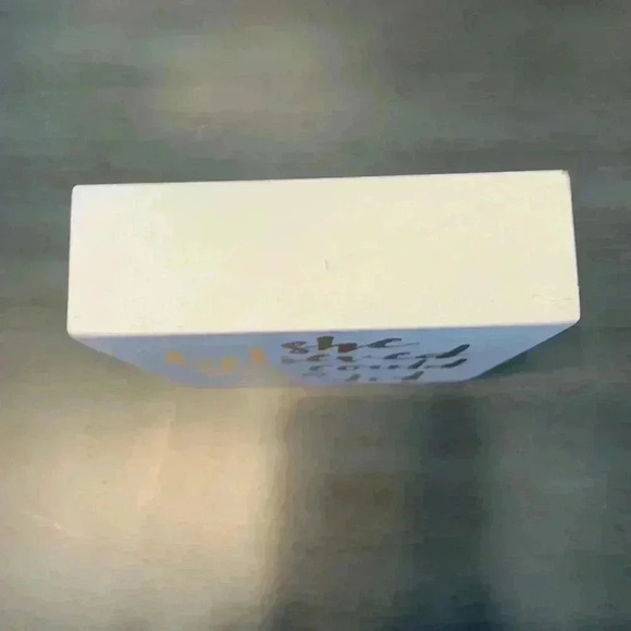 “She Believed She Could So She Did” TableTop Sign - Picture 3 of 4